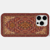 Oriental Persian Red Gold Case-Mate iPhone Hülle (Rückseite (Horizontal))