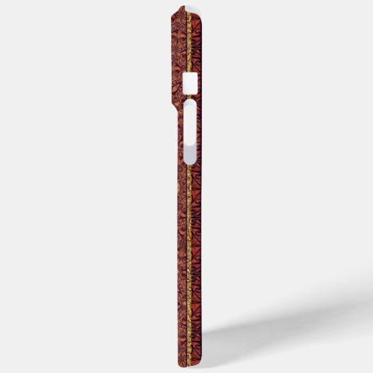Oriental Persian Red Gold Case-Mate iPhone Hülle (Rückseite / Links)