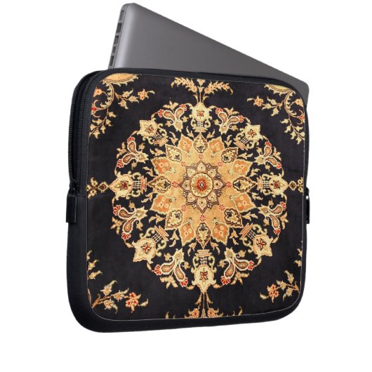 Oriental Persian Türkischer Rudelteppich Laptopschutzhülle (Vorne Rechts)