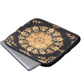 Oriental Persian Türkischer Rudelteppich Laptopschutzhülle (Vorne Knopf)