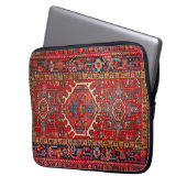 Oriental Persian Türkischer Rudelteppich Laptopschutzhülle (Vorderseite Links)