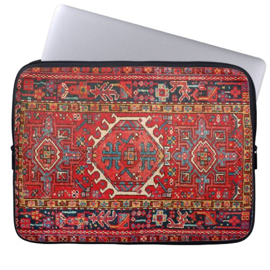 Oriental Persian Türkischer Rudelteppich Laptopschutzhülle (Vorderseite)