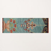 Oriental Persian Türkischer Teppich Kilim Antique Yogamatte (Rückseite (Horizontal))