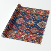 Oriental Persian Turkish Rug Pattern Geschenkpapier (Ungerollt)
