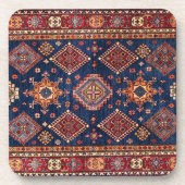 Oriental Persian Turkish Rug Pattern Getränkeuntersetzer (Vorderseite)