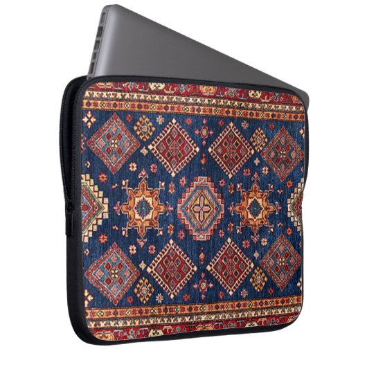 Oriental Persian Turkish Rug Pattern Laptopschutzhülle (Vorne Rechts)