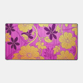 ORIENTAL Pink Golden Pattern - Desktop, Mouse Pad Schreibtischunterlage (Vorderseite)
