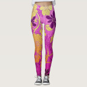 ORIENTAL Pink Golden Pattern - Leggings (Vorderseite)