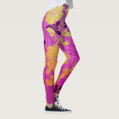ORIENTAL Pink Golden Pattern - Leggings (Rechts)