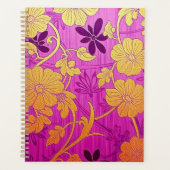 ORIENTAL Pink Golden Pattern - Notebook, Planer (Vorderseite)