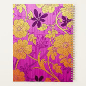 ORIENTAL Pink Golden Pattern - Notebook, Planer (Rückseite)