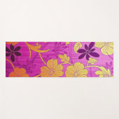 ORIENTAL Pink Golden Pattern - Yoga Mat Yogamatte (Vorderseite (Horizontal))
