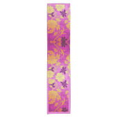 ORIENTAL Pink Golden - Tableclout, Runner Kurzer Tischläufer (Vorderseite)