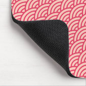 Oriental Pink Sakura Koinobori Muster Mousepad (Ecke)