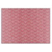 Oriental Pink Sakura Koinobori Muster Schneidebrett (Vorderseite)