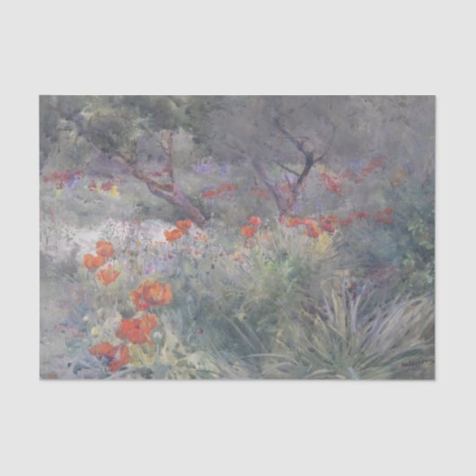 Oriental Poppies von Mildred Anne Butler Seidenpapier (Vorderseite)