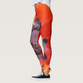 Oriental Poppy Blume Leggings (Links)