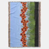 Oriental Poppy Garden Decke (Vorderseite Vertikal)