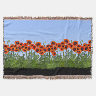 Oriental Poppy Garden Decke