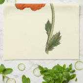 Oriental Poppy Kitchen Geschirrtuch (Gefaltet)