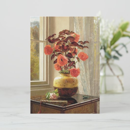 Oriental Poppy und Coleus | Jessica Hayllar (Stehend Vorderseite)