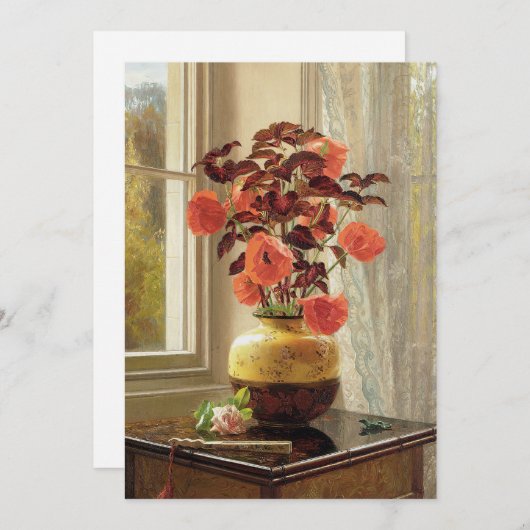 Oriental Poppy und Coleus | Jessica Hayllar (Vorne/Hinten)