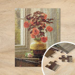 Oriental Poppy und Coleus | Jessica Hayllar Puzzle<br><div class="desc">Oriental Poppy und Coleus in einer Cloisonné Vase von der britischen Künstlerin und Malerin Jessica Hayllar. Die schöne Kunstmalerei stellt ein inneres Stillleben mit einer schönen Blumenstruktur in einer Vase dar. Verwenden Sie die Entwurfstools,  um einen benutzerdefinierten Text hinzuzufügen oder das Bild zu personalisieren.</div>