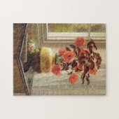 Oriental Poppy und Coleus | Jessica Hayllar Puzzle (Horizontal)