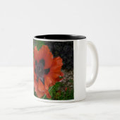 Oriental poppy    zweifarbige tasse (VorderseiteRechts)