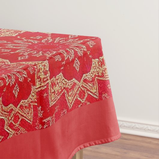 ORIENTAL Red Golden Pattern - Tableclout Tischdecke (Beispiel)