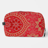 ORIENTAL Red Golden Pattern - Toilettenbeutel Waschbeutel (Vorderseite)