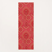 ORIENTAL Red Golden Pattern - Yoga Mat Yogamatte (Vorderseite)