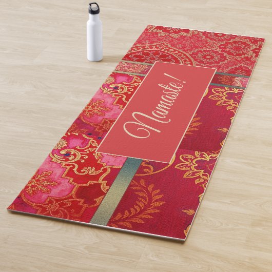 ORIENTAL Red Golden Pattern - Yoga Mat Yogamatte (Beispiel)