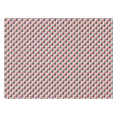 Oriental Red White Blue Geometric Arrows Pattern Tischdecke (Vorderseite (Horizontal))