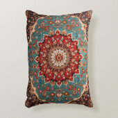 Oriental Retro Persian Muster Red Cream Blue Dekokissen (Vorderseite(Vertikal))