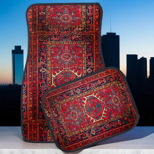 Oriental Rug Antique Persischer Teppich Fußbodenma Autofußmatte