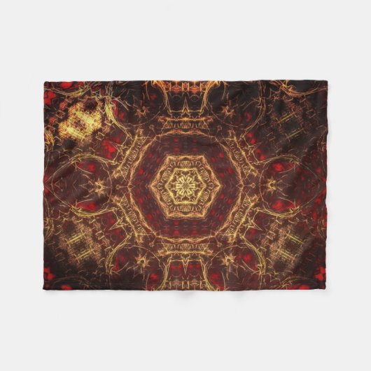 Oriental Rug Fleecedecke (Vorderseite (Horizontal))