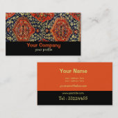 Oriental Rug no3 Visitenkarte (Vorne/Hinten)