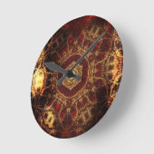 Oriental Rug Runde Wanduhr (Winkel)