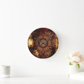 Oriental Rug Runde Wanduhr (Zuhause)