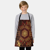 Oriental Rug Schürze (Getragen)