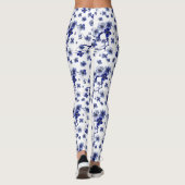 Oriental Sakura Branch Pattern Leggings (Rückseite)