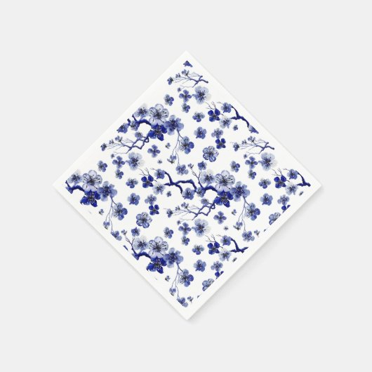 Oriental Sakura Branch Pattern Serviette (Ecke)