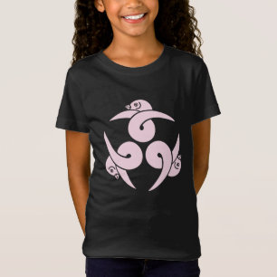 Oriental Sakura Rosa Drei Gänse Japan Mo Art T-Shirt