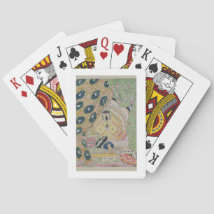 Oriental Scenery Design (colour litho) Spielkarten