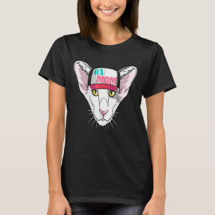 Oriental Shorthair Katze 1 Mama Muttertag T-Shirt