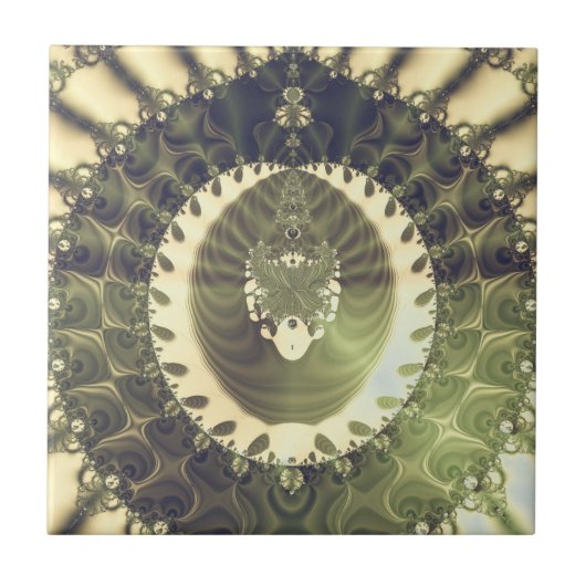 Oriental Sun Fliese (Vorderseite)