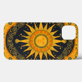 Oriental Sun Symbol Case-Mate iPhone Hülle (Rückseite (Horizontal))