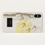 Oriental Sunrise Bamboo Garden Artistic Zen Case (Rückseite (Horizontal))