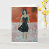 Oriental Sunset Painting by Alfred Fox Karte (Gelbe Blume)